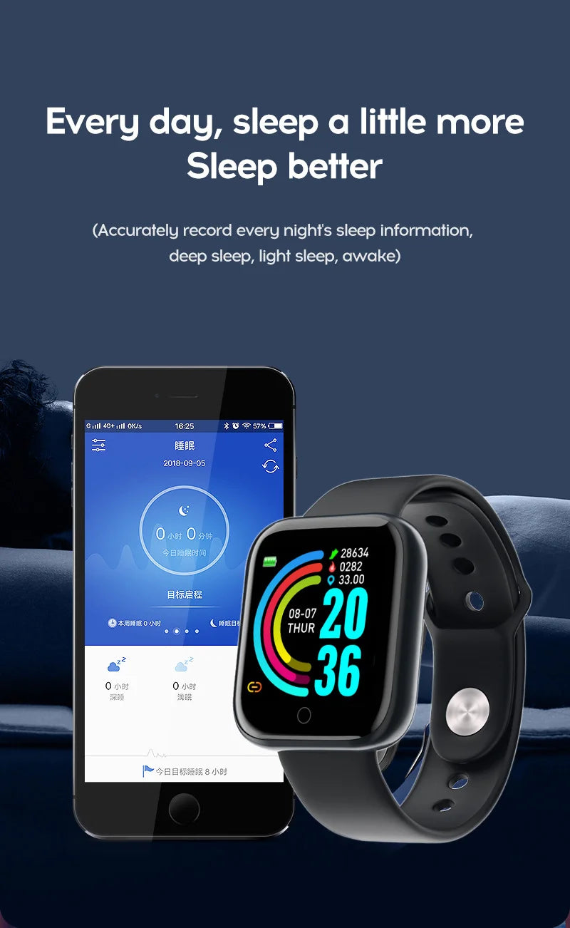 "Elevate Your Health Game: Versatile Smart Watch for Men and Women – Monitor Heart Rate, Blood Pressure, and Fitness!"