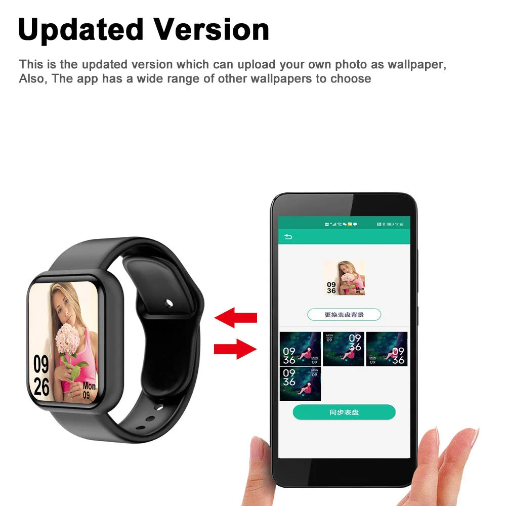 "Elevate Your Health Game: Versatile Smart Watch for Men and Women – Monitor Heart Rate, Blood Pressure, and Fitness!"