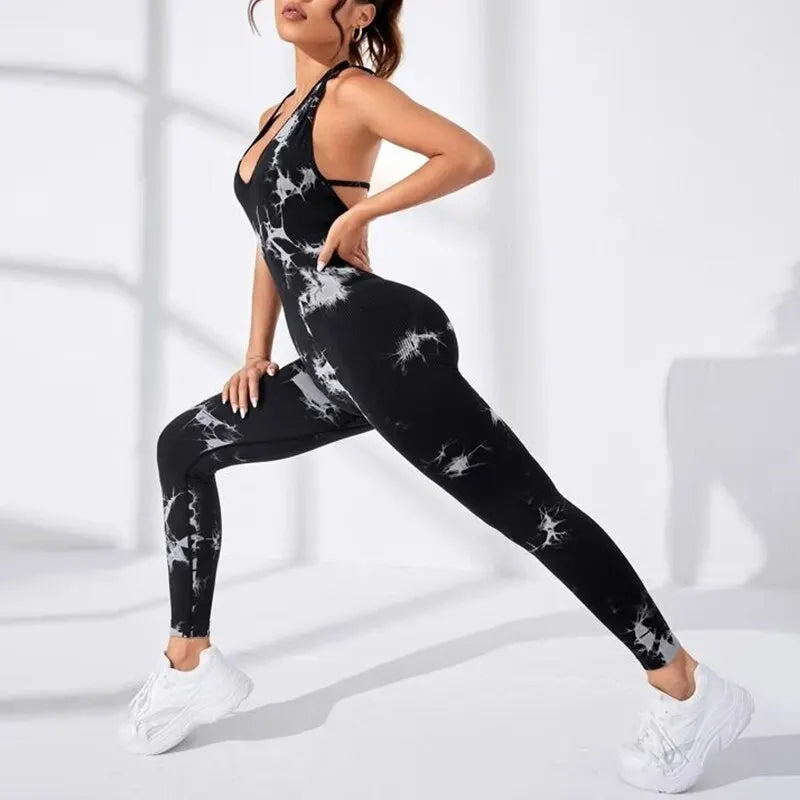 Sexy Backless Sling Women Full Seasons Jumpsuit