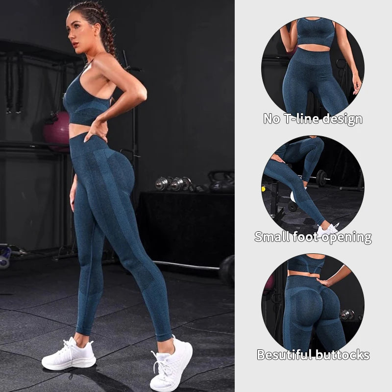 2 Pieces Women's Fitness Sports Suit