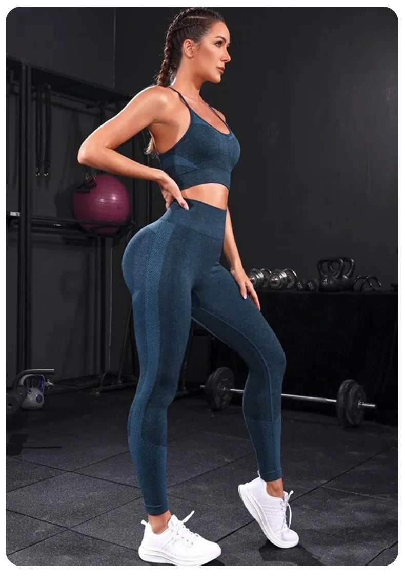 2 Pieces Women's Fitness Sports Suit