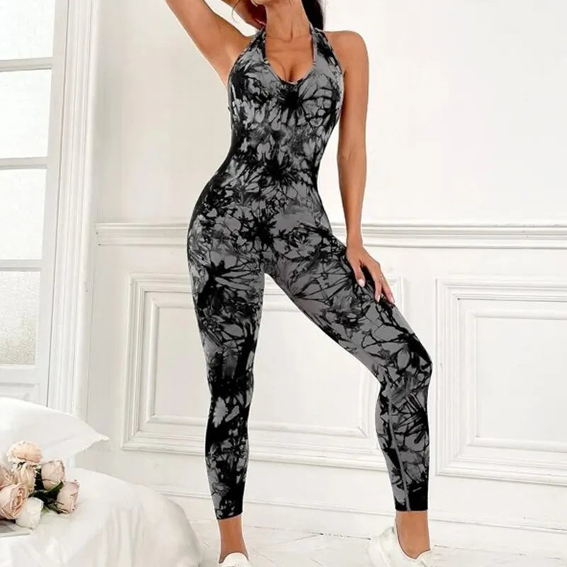 Sexy Backless Sling Women Full Seasons Jumpsuit