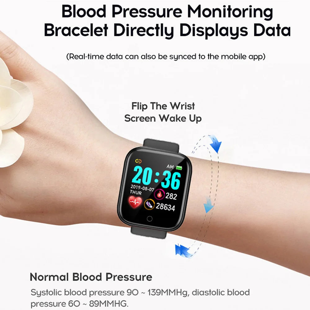 "Elevate Your Health Game: Versatile Smart Watch for Men and Women – Monitor Heart Rate, Blood Pressure, and Fitness!"