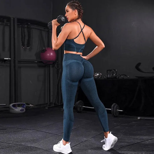 2 Pieces Women's Fitness Sports Suit