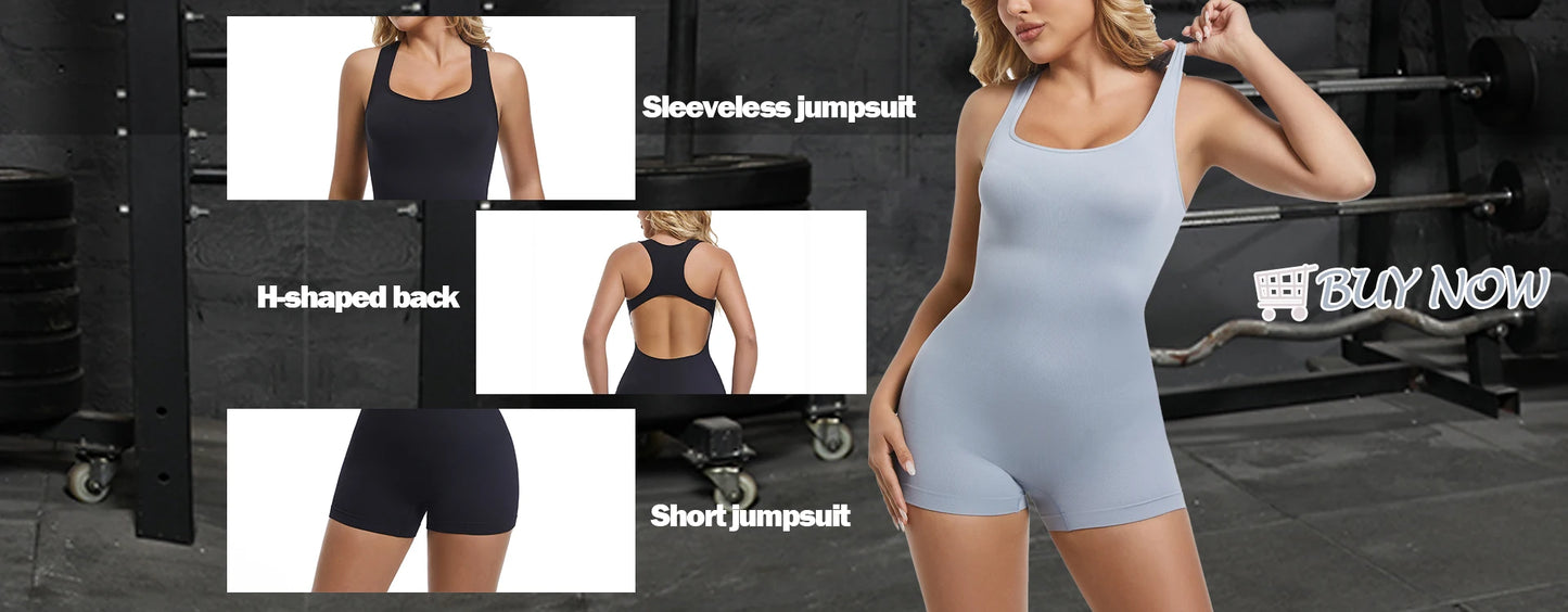 Yoga Backless One-piece Fitness Suit