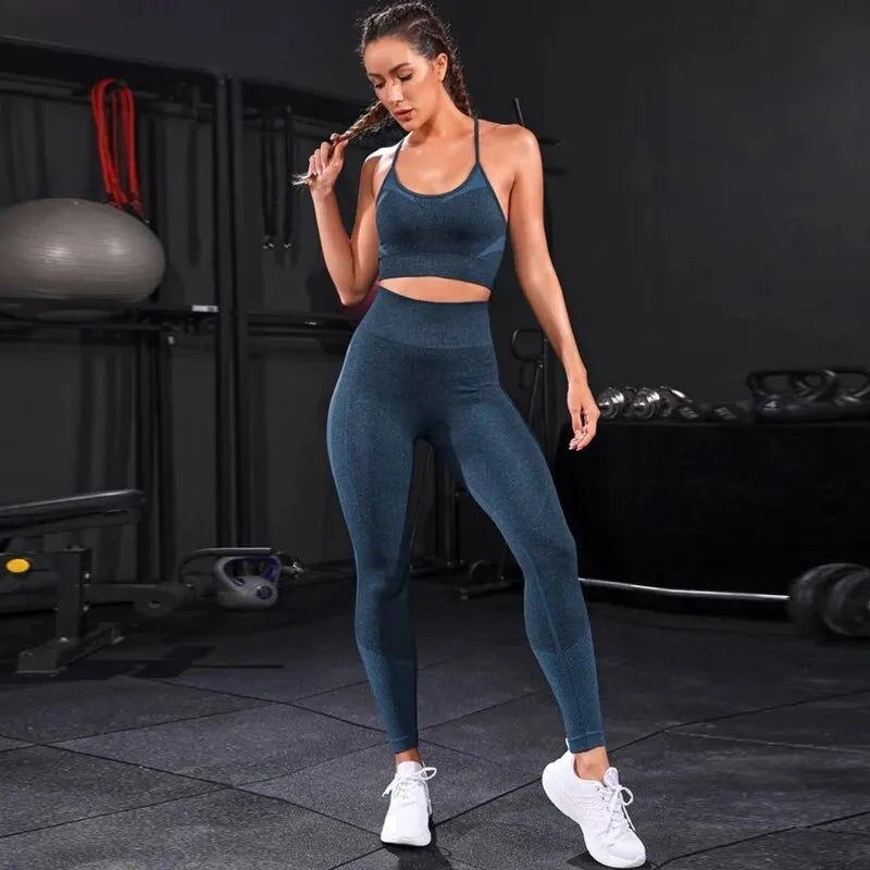 2 Pieces Women's Fitness Sports Suit